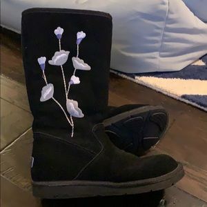 Tall Black Ugg boots